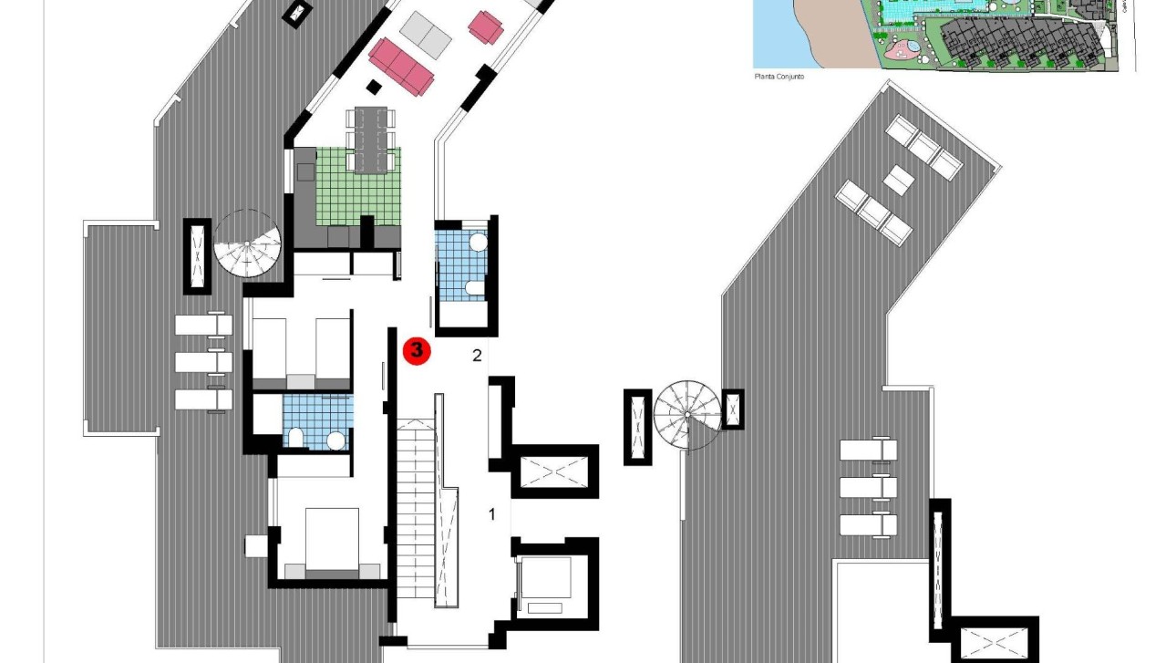 Nowy budynek - Daszek - Denia - L´Estanyó (Marinas)