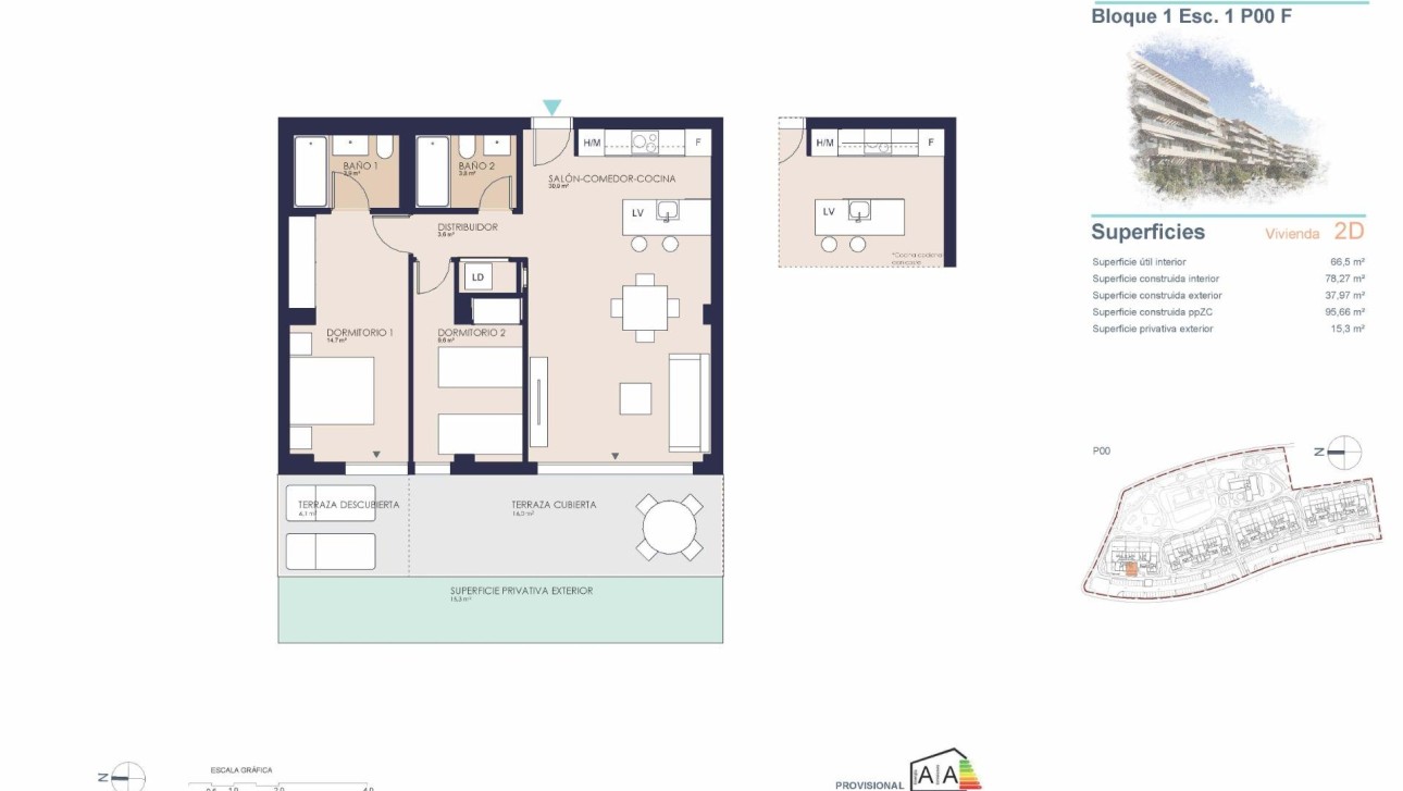 New Build - Ground floor apartment - Denia - Playa de La Almadraba