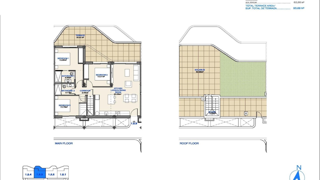 New Build - Penthouse - Los Alcazares - Serena Golf