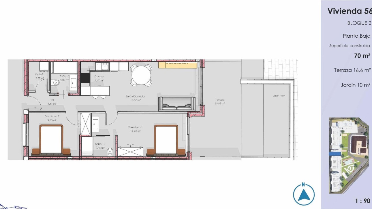 Nouvelle construction - Apartment - Guardamar del Segura - El Raso
