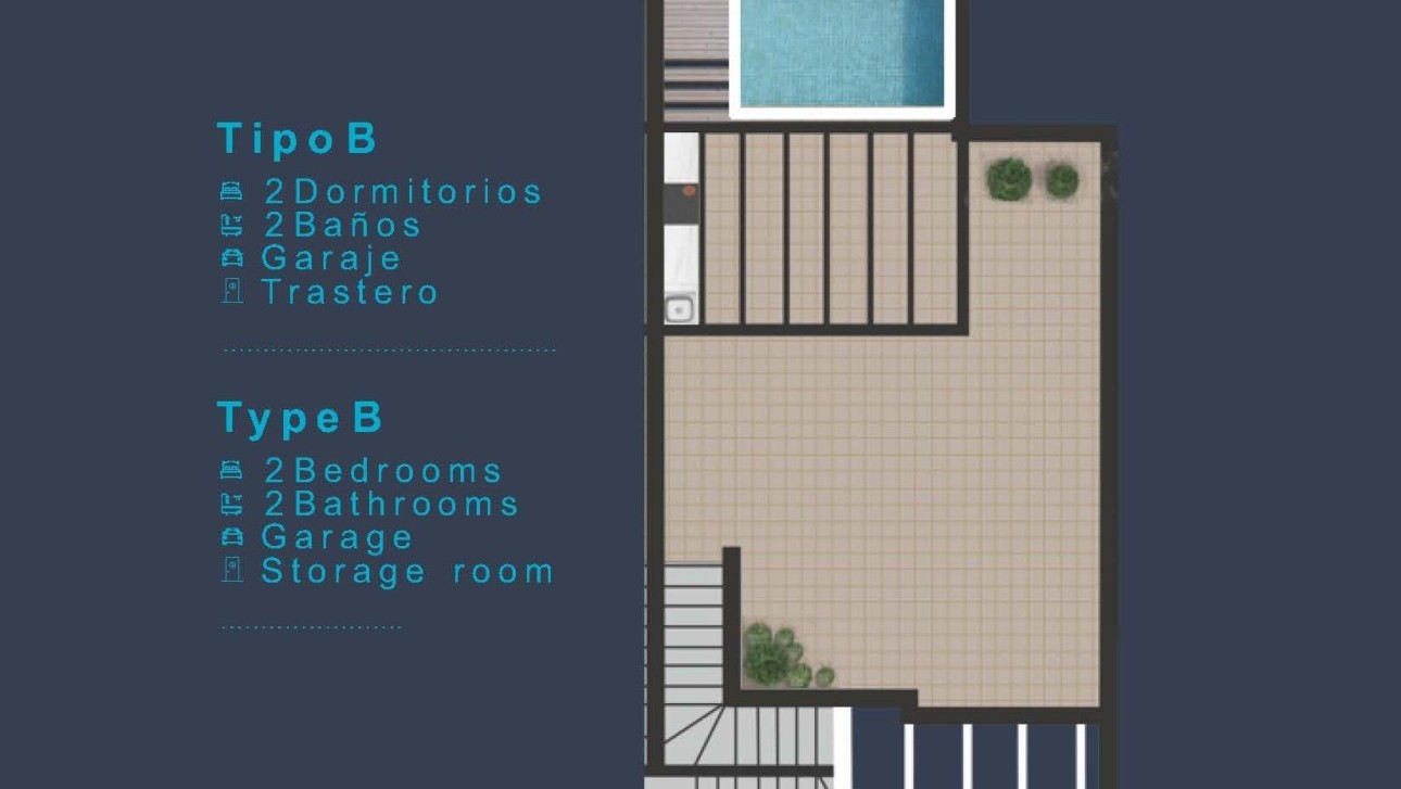 New Build - Top Floor Bungalow - San Pedro del Pinatar - Los Pinos