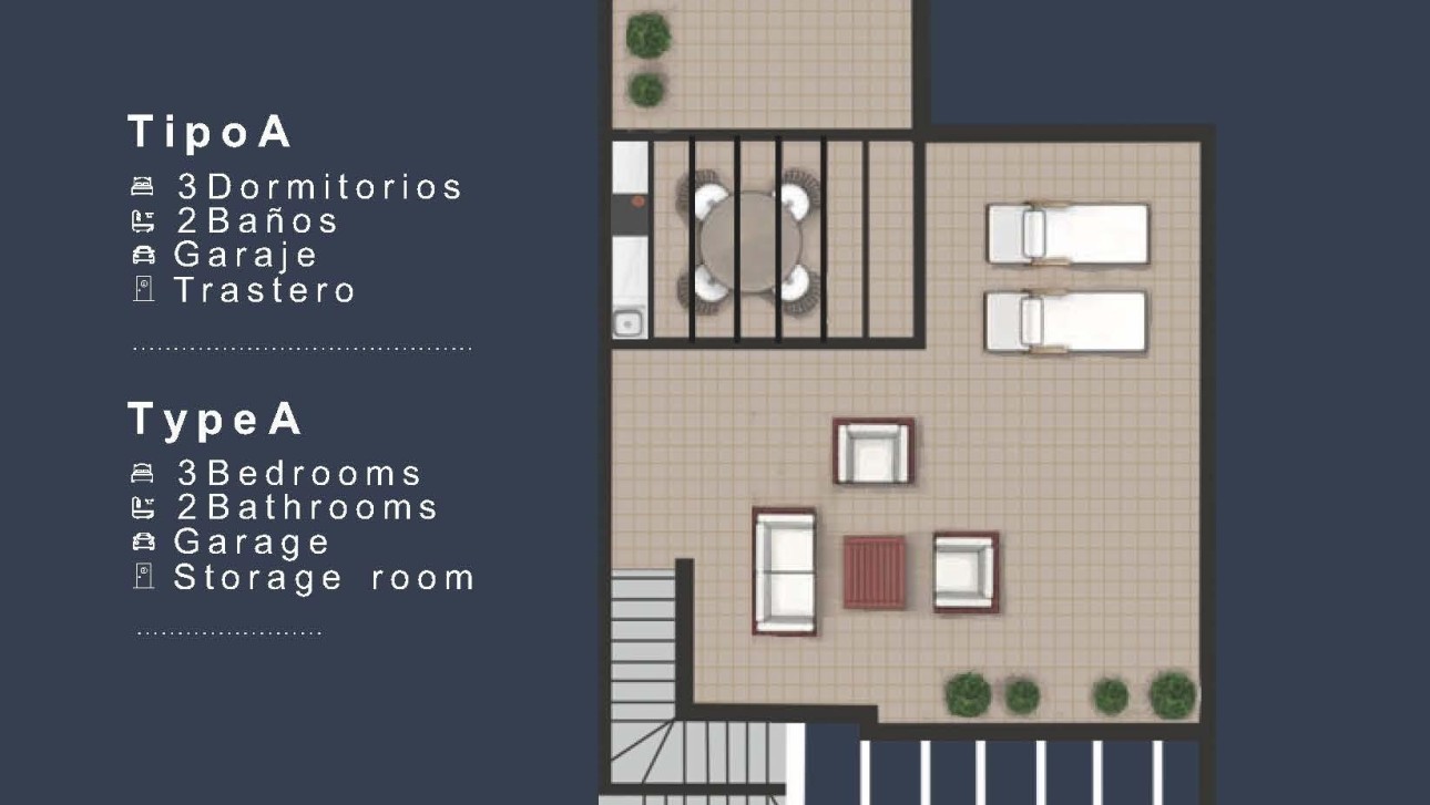 New Build - Top Floor Bungalow - San Pedro del Pinatar - Los Pinos