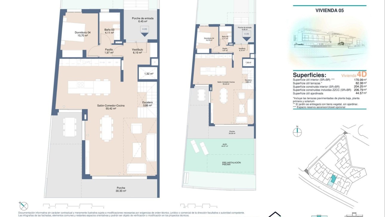 New Build - town house - San Juan Alicante - Cabo de las Huertas
