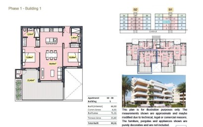 New Build - Apartment - Torre Pacheco - Santa Rosalia Lake and Life Resort
