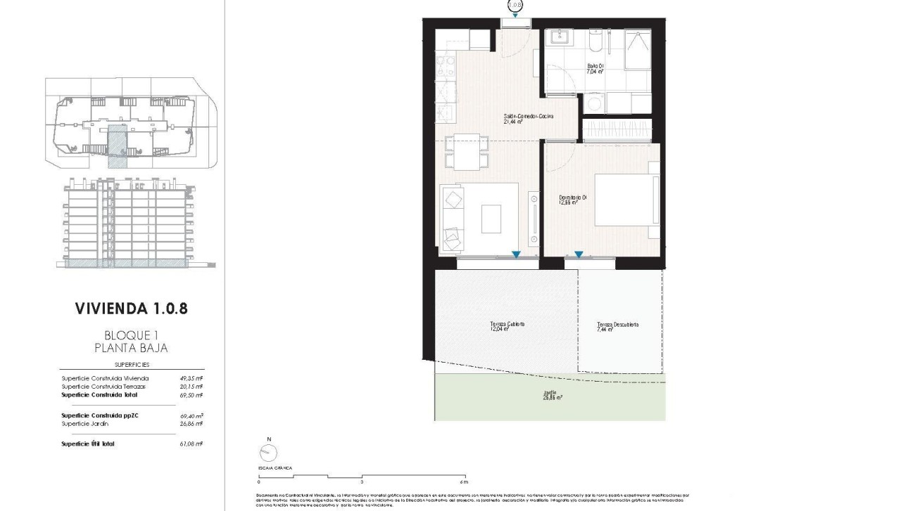 New Build - Ground floor apartment - Villajoyosa - Playa del Torres