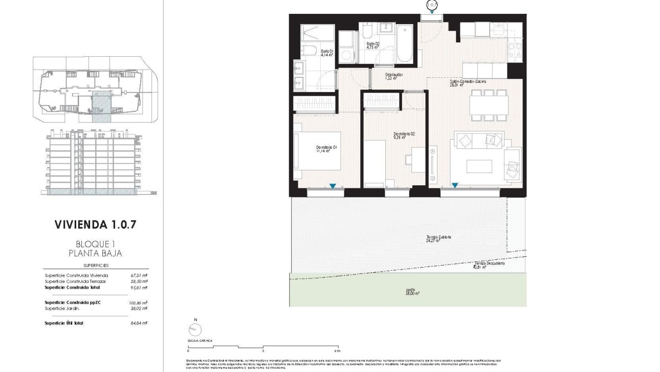 New Build - Ground floor apartment - Villajoyosa - Playa del Torres