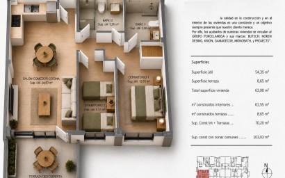 Obra nueva - Apartment - Villajoyosa - Cala de Finestrat