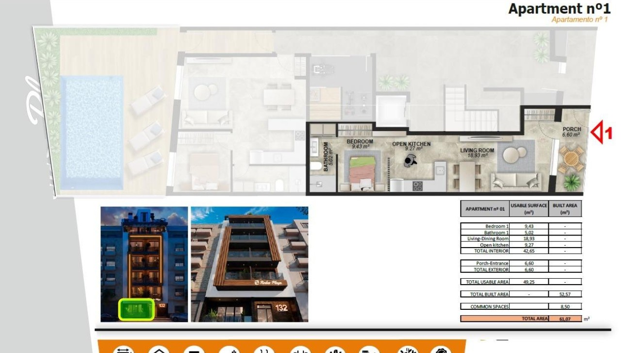 Nieuwbouw Woningen - Apartment - Torrevieja - Playa de El Cura