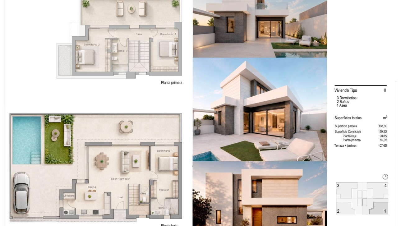 Новое здание - Villa - Pilar de la Horadada - pueblo