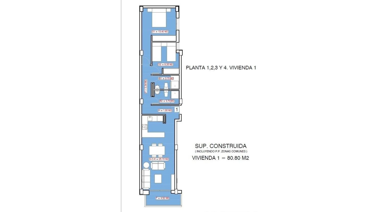 New Build - Apartment - Torrevieja - Playa El Acequión