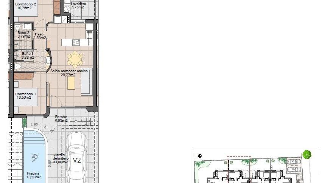 New Build - Bungalow - Pilar de la Horadada - pueblo