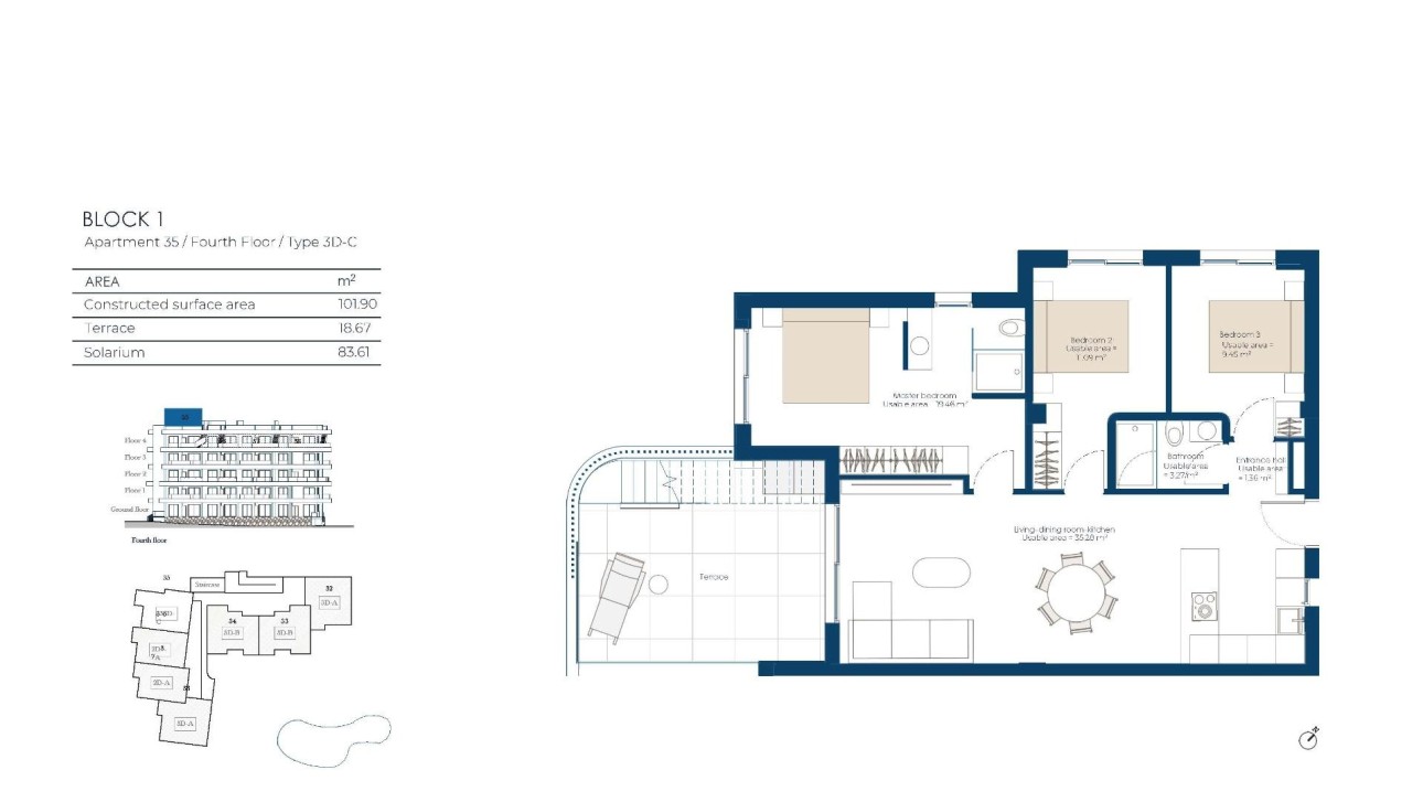 New Build - Penthouse - Baños y Mendigo - El Valle Golf