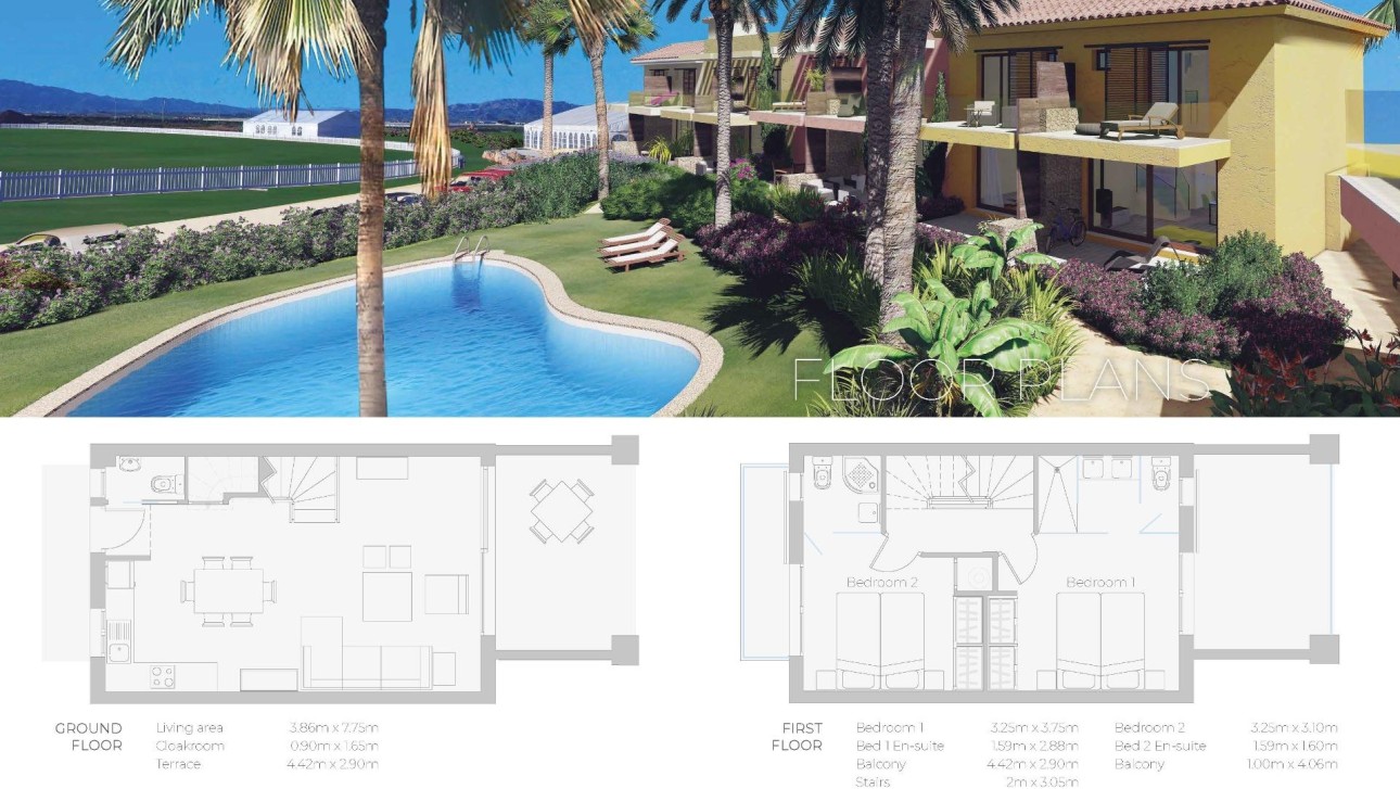 New Build - town house - Cuevas Del Almanzora - Desert Springs Golf Club
