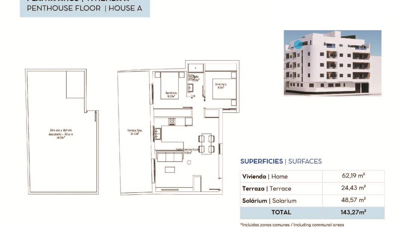 New Build - Penthouse - Torrevieja - pueblo