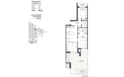 Nieuwbouw Woningen - Apartment - Los Alcazares - Serena Golf