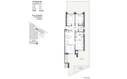 Nieuwbouw Woningen - Apartment - Los Alcazares - Serena Golf