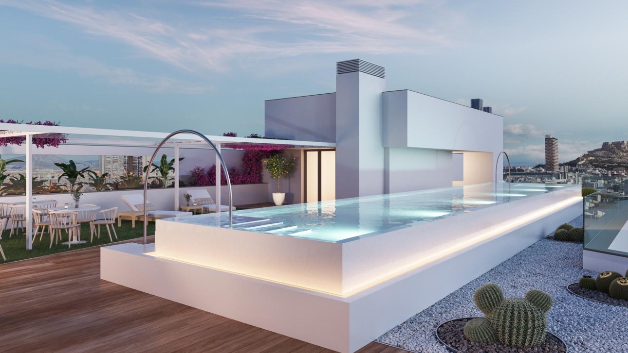 Nieuwbouw Woningen - Penthouse - Alicante - Benalua
