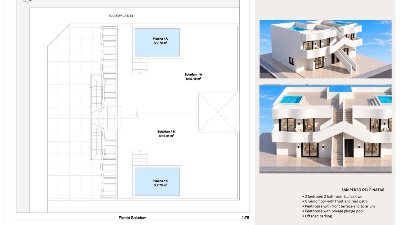 Obra nueva - Bungalow - San Pedro del Pinatar - Los Peñascos