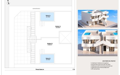 Obra nueva - Bungalow - San Pedro del Pinatar - Los Peñascos