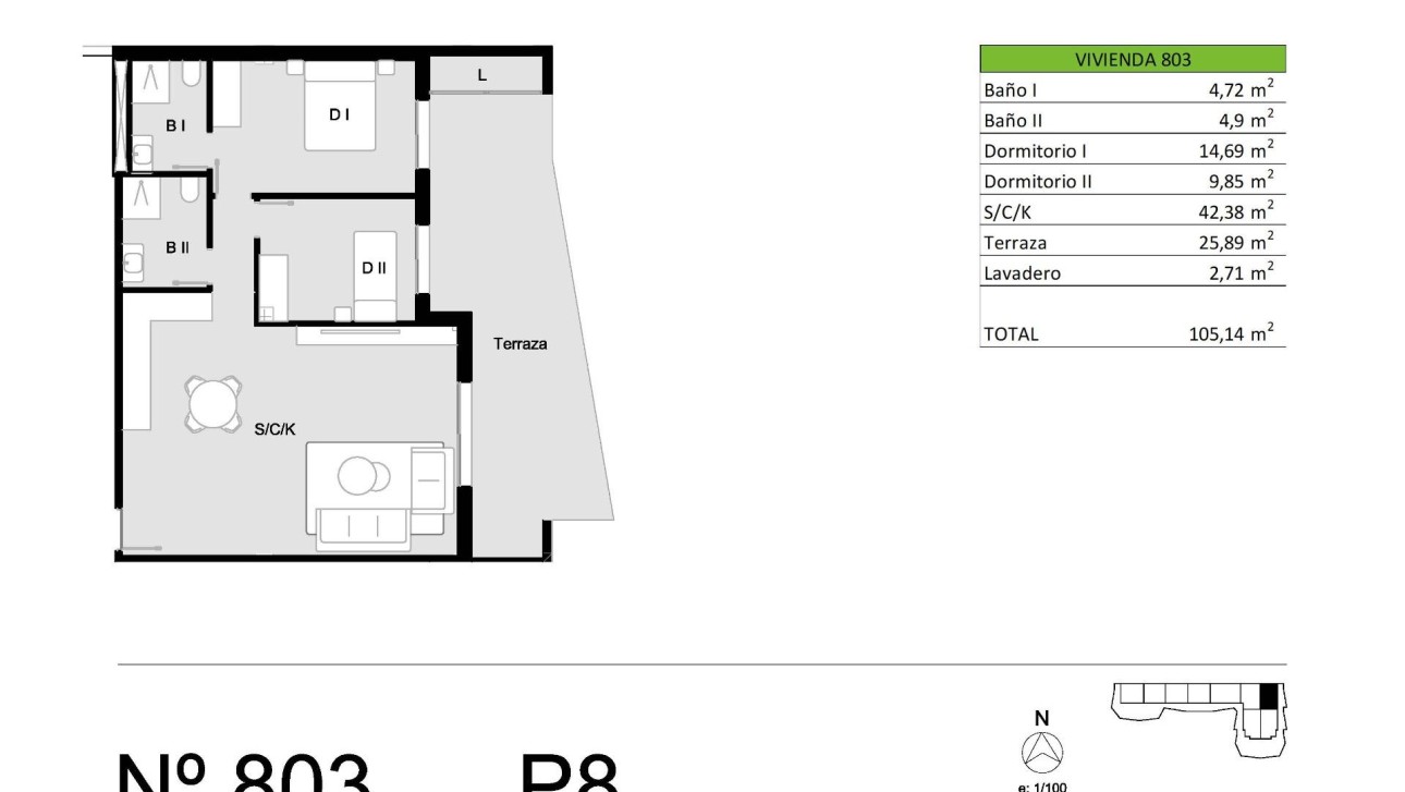 New Build - Penthouse - San Miguel de Salinas - Pueblo