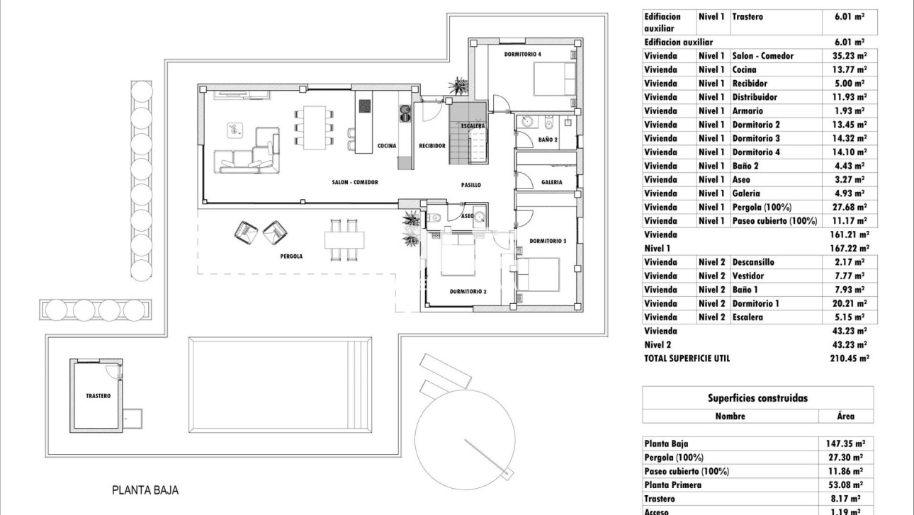 Новое здание - Villa - Aspe - Poligono 19