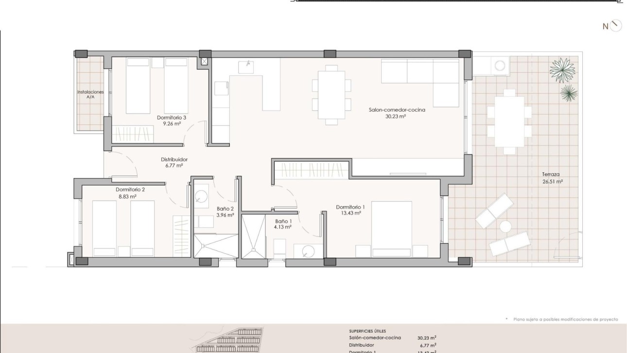 Nowy budynek - Apartment - Pulpi - Aguilón Golf
