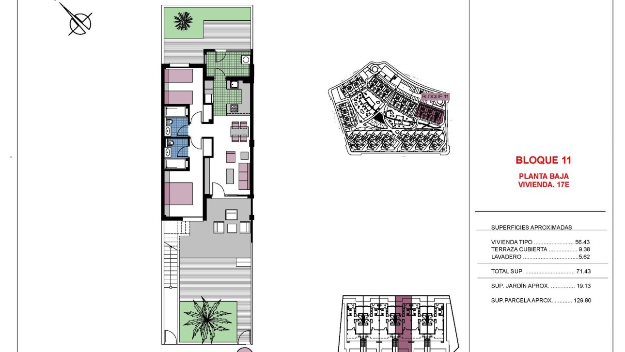 Obra nueva - Bungalow - Pilar de la Horadada - Mil Palmeras