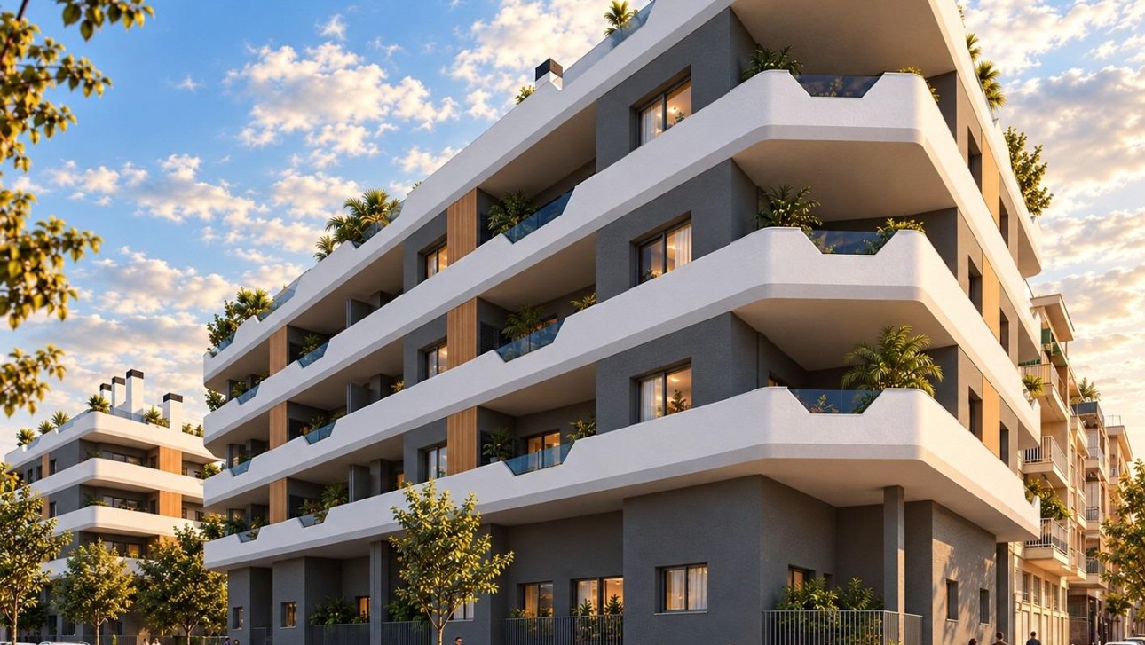 New Build - Apartment - Santa Pola - Estacion de autobuses